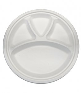 Plate 12 Inch 4 Compartment - 25 pcs